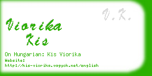 viorika kis business card